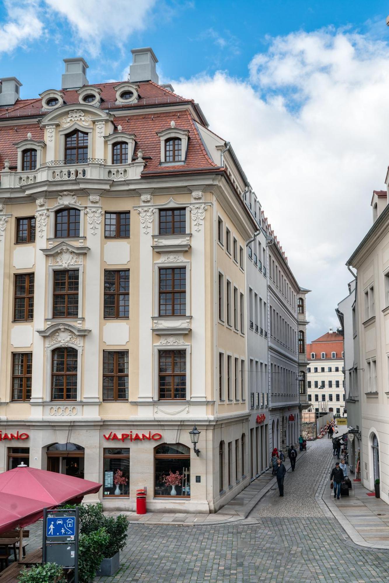 Grosszuegiges Apartment Mit Blick Zur Frauenkirche Dresden Exterior foto